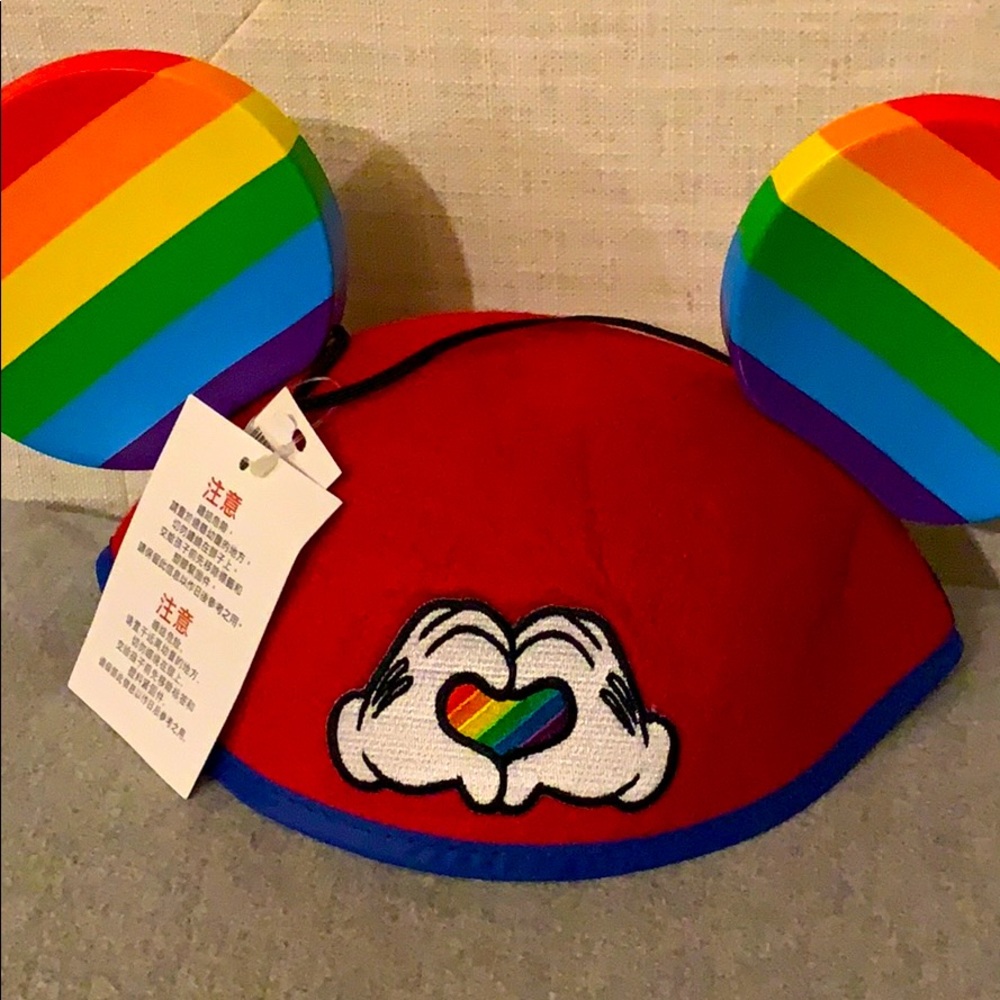 Rainbow Pride Mickey Ears